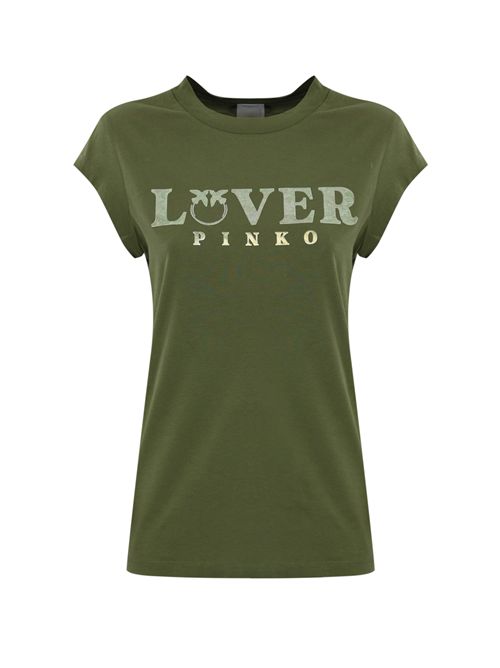 T-shirt Marrakech Pinko Lover Verde PINKO | 104603 A2D1V49